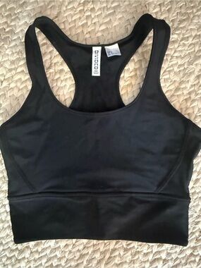 DIVIDED Black Racerback Sports Bra Size Small